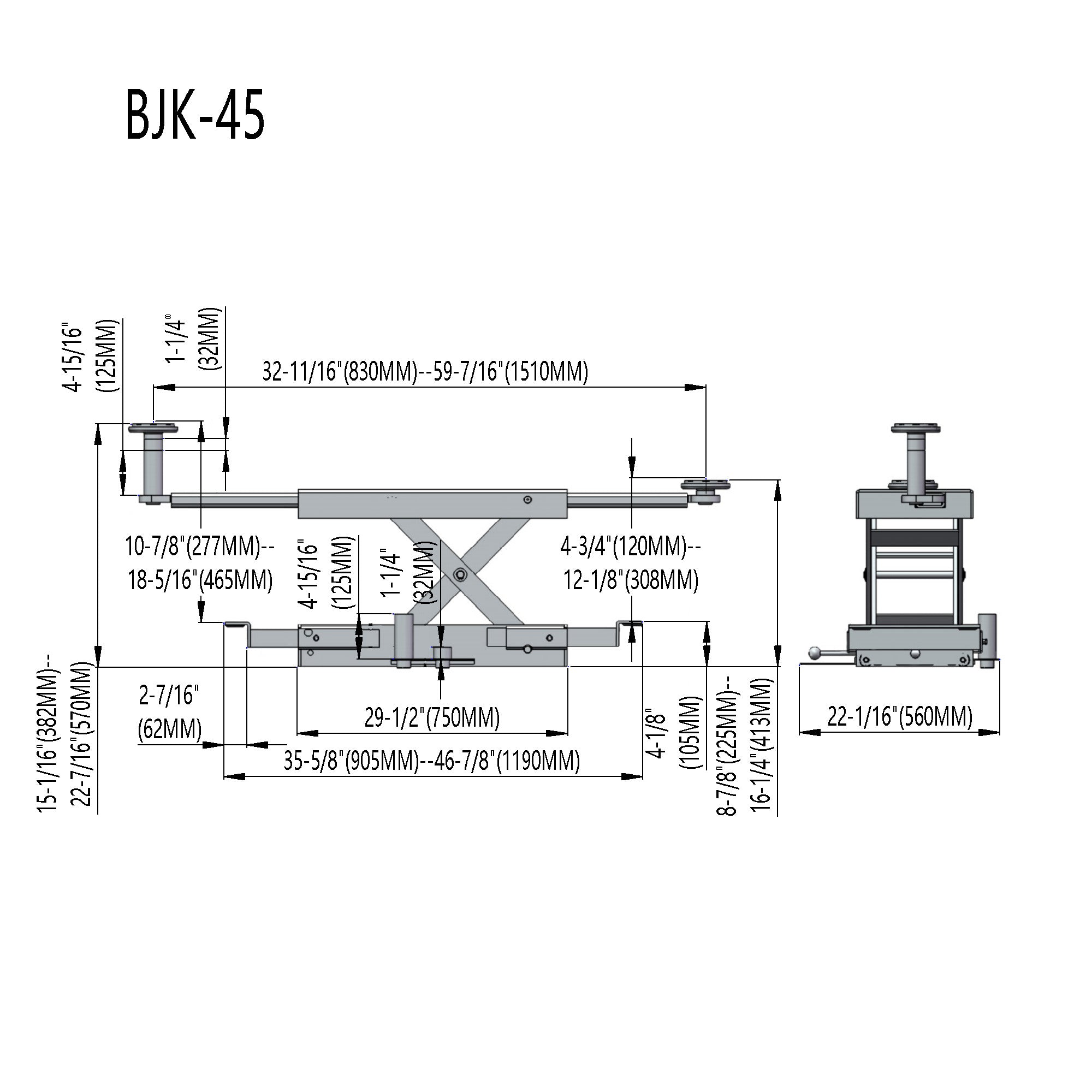 2-Post Lift Hydraulic Cylinder