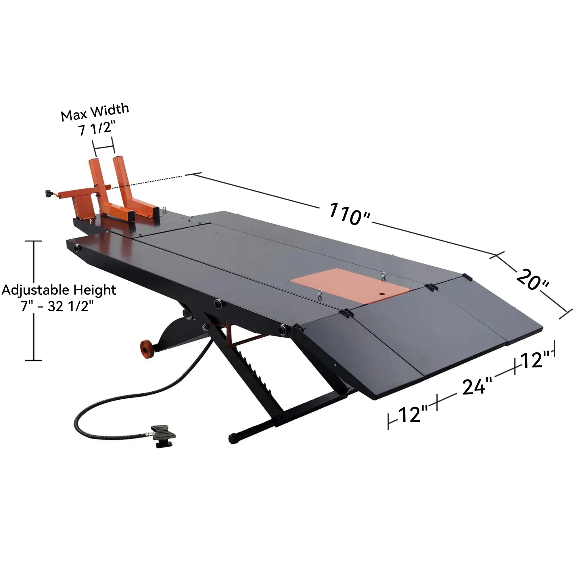 APlusLift MT1500X 48" Wide 1,500LB Lift Table
