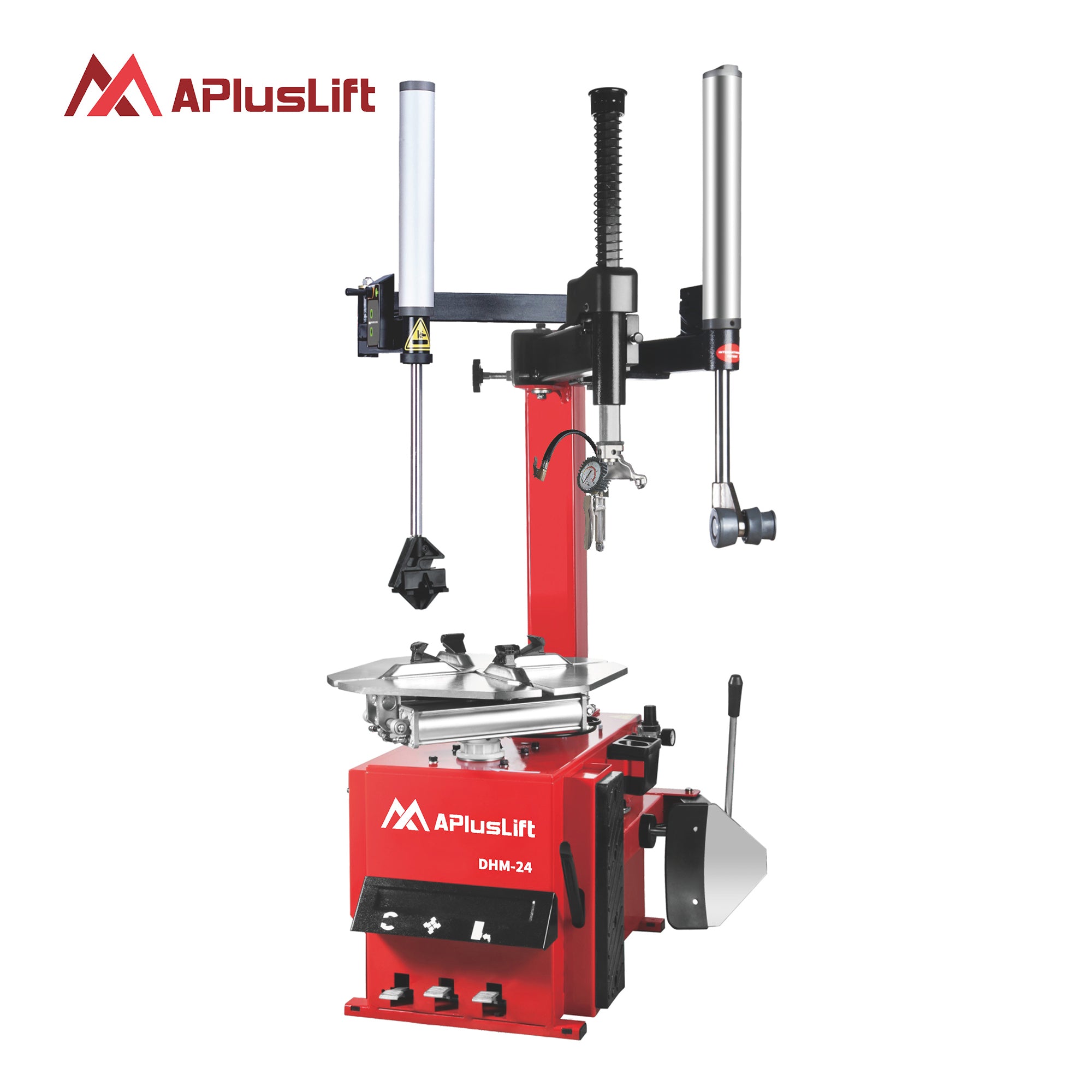 APlusLift DHM-24 Tire Changer with Semi-Automatic Swing Arm