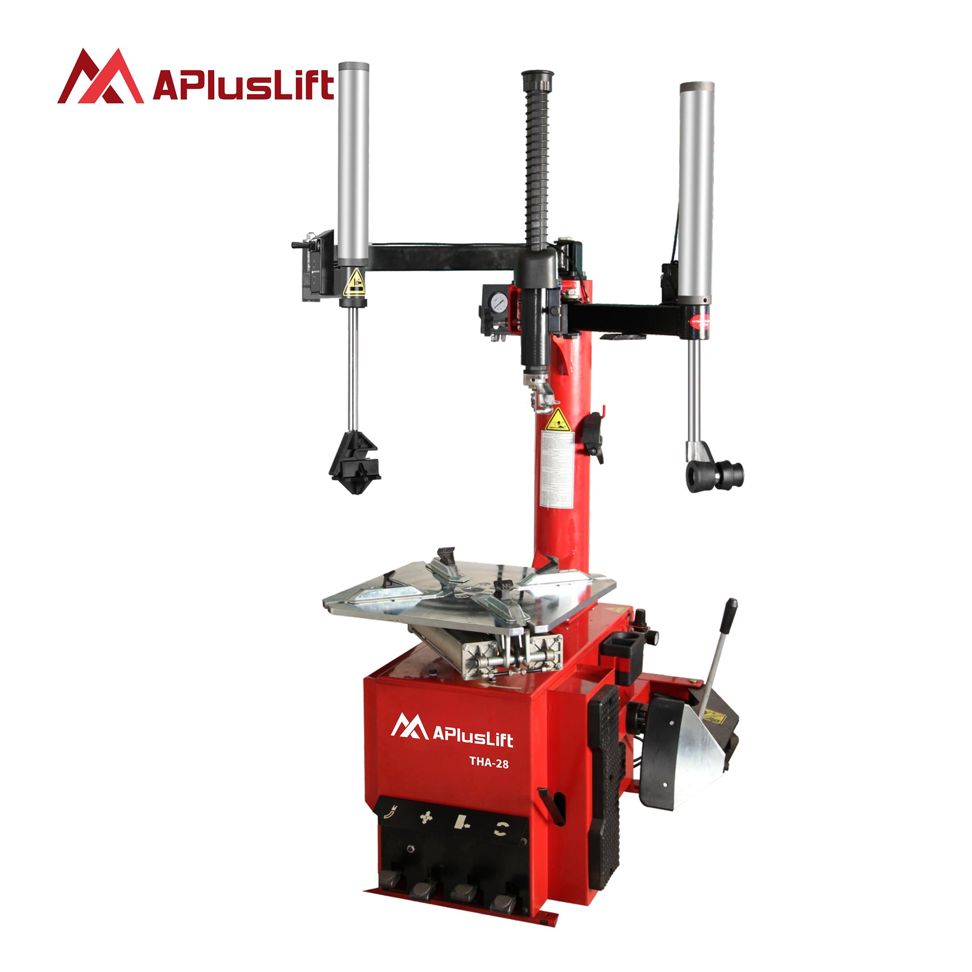 APlusLift THA-28 Tire Changer with Semi-Automatic Swing Arm