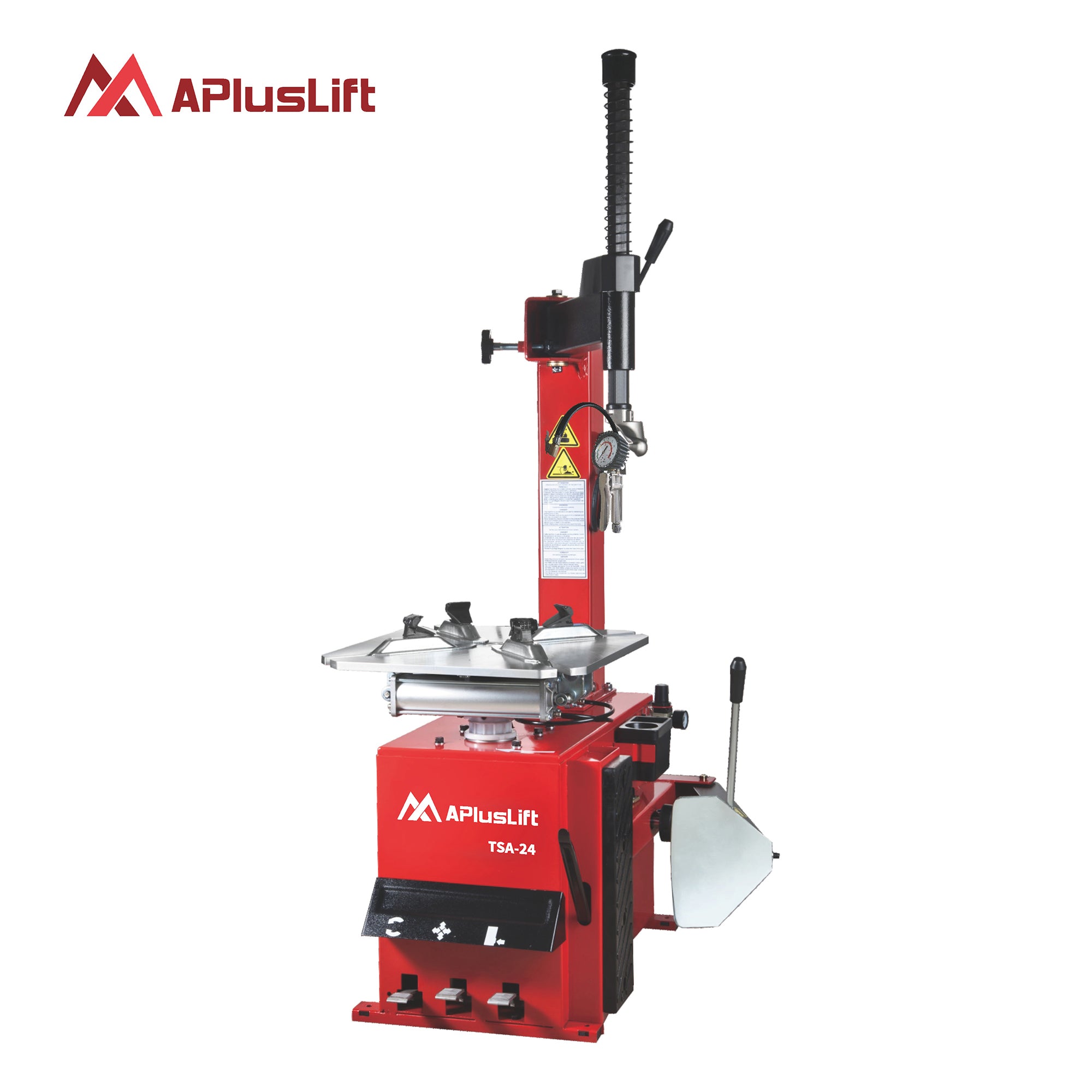 APlusLift TSA-24 Tire Changer with Semi-Automatic Swing Arm