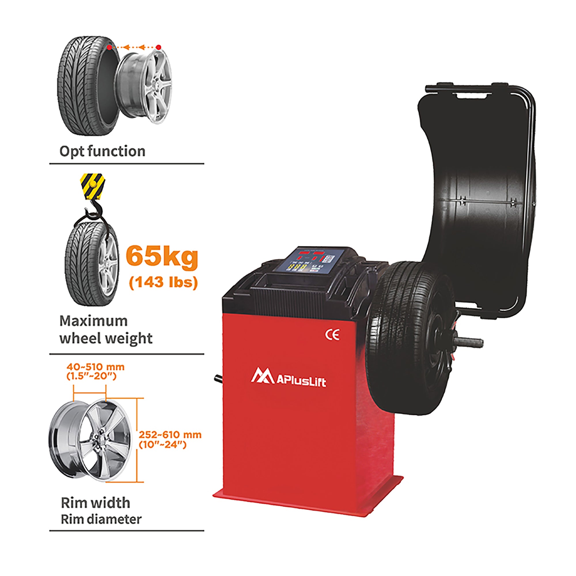 APlusLift WBS-500 Electronic Wheel Balancer